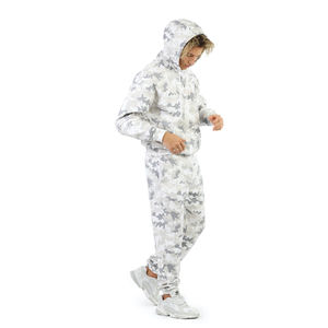 Ensemble de survêtement polaire à capuche pour homme, deux pièces, idéal pour l'entraînement et le jogging en hiver (collection 2026) - Product Image 2