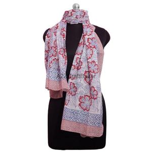 Wholesale <b>Large</b> Cotton Hand Block Print Sarong Pareo Beach Bikini Cover Up Wrap <b>Scarf</b> Women Summer Vacation Wear - Product Image 4