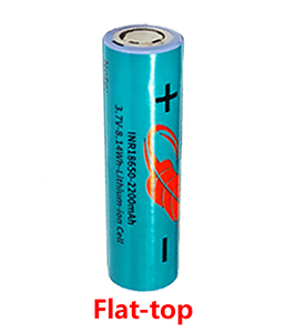 Batería Recargable de Estado Sólido GongTian 2200mAh 18650 con Cátodo de LiCoO2, 500 Ciclos, Diseño de Parte Superior Plana - Product Image 2