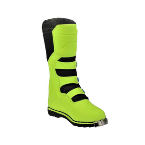 Chaussures de motocross imperméables, respirantes et à séchage rapide, confortables, avec doublure en cuir véritable et semelle intérieure en caoutchouc, plates, pour la conduite hivernale - Product Image 5