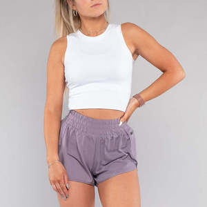 Shorts de course taille haute pour femme, séchage rapide, athlétiques, respirants, pour la gym, le sport, le yoga, le fitness, décontractés, été - Product Image 4