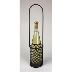 Porte-bouteilles à vin pliable en fil métallique robuste et écologique, capacité 3L, idéal pour offrir, exposer ou pour les fêtes - Product Image 2