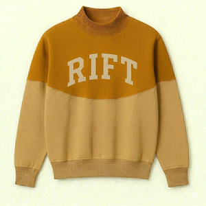 Sweat-shirt à col montant Fresh Street, coupe ample, en molleton de coton, pull chaud d'hiver, streetwear décontracté, haut tendance - Product Image 1