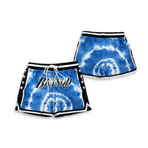 Conjunto de Camiseta y Pantalones Cortos de Baloncesto Tie Dye con Estampado Sublimado, Malla Transpirable, Unisex, para Adultos, Ropa Deportiva para Todas las Temporadas - Product Image 3