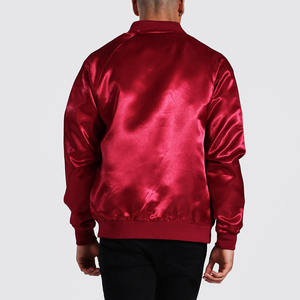 Vestes de sport en satin pour hommes, logo personnalisé, prix bas, haute qualité, coupe ample, vêtements d'hiver pour adultes - Product Image 2