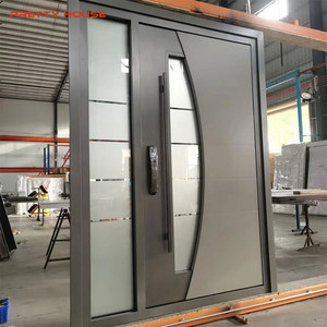 חדש עיצוב איטלי מודרני חם מכירה מתכת דלת כניסה דלת כניסה מחיר זול חיצוני פלדה אבטחה דלתות עבור בתים - Product Image 1