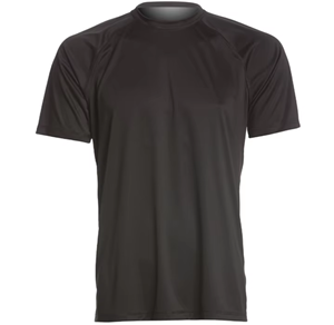 T-shirt de protection solaire UPF50 pour homme, 100% polyester, compression, séchage rapide, fitness, gym, course à pied, entraînement athlétique - Product Image 1