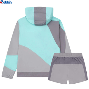Conjunto Deportivo de 2 Piezas para Hombre con Logotipo Personalizado, Chaqueta Deportiva y Pantalones Cortos, Ropa Deportiva de Moda, Nueva Llegada, Conjunto Informal Cortavientos - Product Image 1