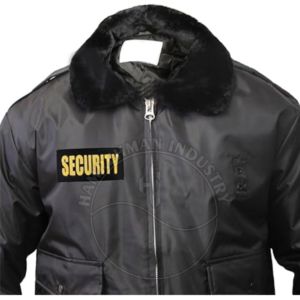 New Security <b>Jacket</b> For <b>Men</b> <b>Reflective</b> Warm Coat with Security Uniform Cotton Material Workwear Security <b>Jacket</b> Construction - Product Image 4