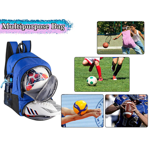Sacs de football de haute qualité avec compartiment pour ordinateur portable, capacité de 30 à 40 L, pour le basketball, le football et plus encore - Couleurs et logos personnalisables - Product Image 4