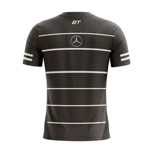 Maillot de rugby personnalisé en Spandex/Polyester à col en V, séchage rapide, respirant, anti-UV, avec impression par sublimation et logo frontal - Product Image 6