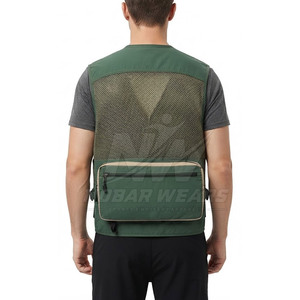 Chaleco de Pesca Multibolsillos para Hombre, Ligero, para Actividades al Aire Libre, con Tirantes Ajustables, Equipo Utilitario, Venta al Por Mayor - Product Image 6