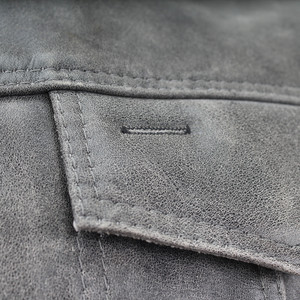 Chaleco de Cuero para Hombre al por Mayor, Chaleco de Motociclista de Cuero Genuino sin Mangas, Estilo Casual, Prenda Exterior de Moda, OEM - Product Image 4