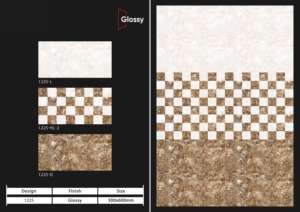 กระเบื้องบุผนังเซรามิกเคลือบเงาหรูหรา ขนาด 300x600 มม. (12x24 นิ้ว)  โซลูชั่นการตกแต่งผนังภายในอย่างมีสไตล์สำหรับห้องน้ำสมัยใหม่ - Product Image 4