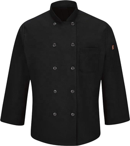 Vêtements professionnels pour hommes, vêtements de chef de restaurant, uniformes de cuisine à manches longues, uniformes de travail pour la restauration, combinaisons de serveur, manteaux - Product Image 5