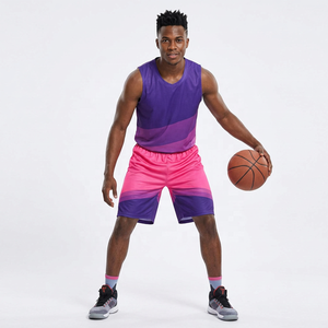 Uniforme de Baloncesto Transpirable Antibacterial de Secado Rápido Más Vendido, Servicio OEM, 100% Poliéster, Precio al por Mayor - Product Image 1