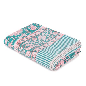 Nappe à motifs floraux imprimés, en coton doux, pour la décoration de la maison, idéale pour un usage quotidien et événementiel en extérieur - Product Image 2