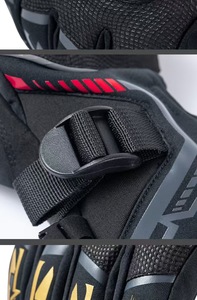 Guantes de Esquí de Dedo Completo, Negros, de Poliéster, Impermeables, Térmicos, con Cierre de Cordón, Unisex, para Montañismo Invernal - Product Image 4