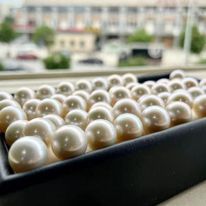 Perlas Sueltas Auténticas de Agua Dulce Edison, Grandes, sin Pulir, de 11-13 mm, con Medio Orificio, Color Natural, Ligeramente Imperfectas - Product Image 4