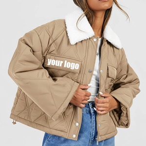 Nueva Colección 2026 Chaqueta Corta de Plumón para Mujer, Chaqueta de Invierno con Cuello de Piel de Zorro, Chaqueta Parka con Botones Frontales - Product Image 5