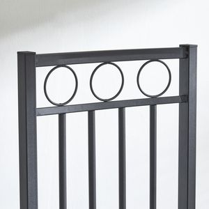 Sedia da Pranzo in Stile Moderno Retrò, Seduta in Metallo e Legno per Arredamento Sala da Pranzo, Sedia Pieghevole - Product Image 3