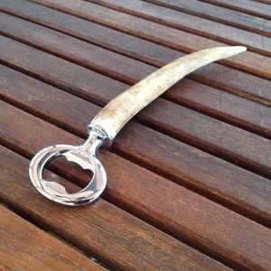 Exclusive Buffalo Horn Bottle Opener Custom Handmade <b>Bar</b> <b>Tool</b> For Home Kitchen And Party Supplies - Product Image 1