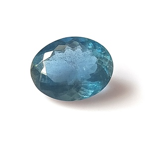 Piedra Preciosa Suelta de Aguamarina Azul Santa María Natural de 5 Quilates, Corte Ovalado Facetado, Translúcida - Product Image 1