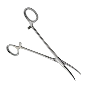 Pinzas Hemostáticas Curvas para Bloqueo de Arterias, Manuales, de Alta Calidad, para Uso Quirúrgico y Dental, con Punta Dentada - Product Image 4