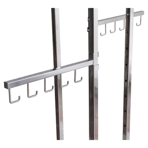 Expositor de Ropa Metálico de Lujo Bros Display, Plegable, Portátil, de Pie, Fácil de Montar, Moderno, OEM ODM - Product Image 3