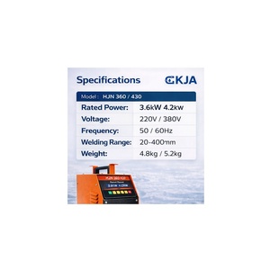 Máquina de Soldadura por Electrofusión de HDPE CKJA <span class=keywords><strong>HJN</strong></span> 360/430, 3.6kW / 4.2kW, Control Digital, Equipo de Fusión de Tuberías de PE - Product Image 5