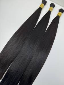 Soldes! Vente en gros de paquets de cheveux bruts vietnamiens trame osseuse droite grand stock de cheveux vierges de qualité supérieure 100% cheveux Remy - Product Image 4