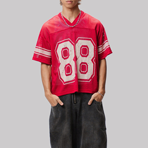 Men's Color Blocked <b>Soccer</b> Jersey Short Sleeve Turn-down Collar Breathable Polyester Sportswear Loose Fit All Seasons - Product Image 5