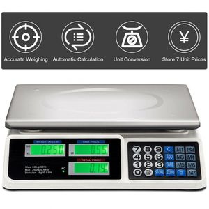 Báscula Digital de Banco con Capacidad de 66 Libras y Precisión de 0.1g, Báscula Comercial para Pesar Alimentos - Product Image 6
