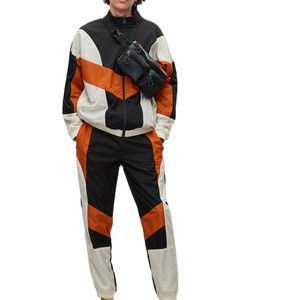 Color Block Fashion Windbreaker Tracksuit Zipper Jacket & Pant Outdoor Baggy Oversize <b>Wind</b> <b>Breaker</b> Sets Nylon Streetwear 2Pcs - Product Image 6