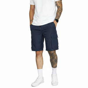 Custom Front Logo Plus Size <b>Men's</b> Swim Shorts Breathable Eco Friendly Quick Dry Features Casual Summer Beach Cargo <b>Trunks</b> short - Product Image 4