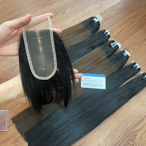 Cabello con Cierre de Encaje HD en Oferta 2025, Cabello Humano Multicolor para un Look Elegante y Pulido, Venta al por Mayor, Sin Enredos, Sin Caída - Product Image 5