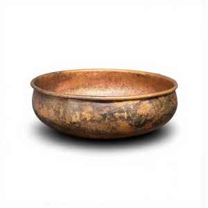 Évier de cuisine rustique en cuivre sur mesure, fait main, à cuve unique, à poser sur comptoir, avec tablier, décoration artisanale - Product Image 1