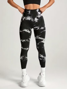 Leggings de Yoga con Estampado de Galaxia para Mujer |   Mallas de gimnasio con estampado de nebulosa cósmica |   Pantalones Deportivos de Cintura Alta en Poliéster y Elastano - Product Image 2