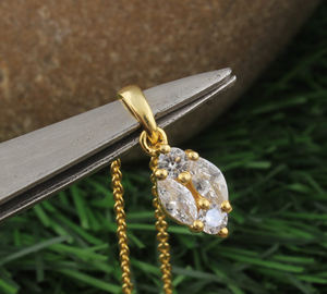 Collar de Cadena Delicado Unisex de Plata de Ley 925 Chapado en Platino, Joyería Dorada Simple Vintage, Regalo Diario para - Product Image 3