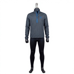 Chaqueta Anorak Cortavientos Transpirable de Tejido Softshell para Hombre, con Logotipo Personalizado, Impermeable, Ligera, con Cremallera Completa y Capucha para Entrenamiento - Product Image 1