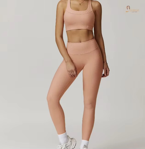 Ropa Deportiva Transpirable, Suave, Sostenible y Ecológica, Conjuntos Deportivos de Cintura Alta para Fitness, Entrenamiento y Gimnasio para Mujer - Product Image 6