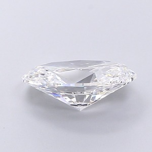 Diamant synthétique CVD ovale facetté de 3,04 carats, couleur incolore, clarté D VVS1, certifié, éco-luxe, pierre centrale pour création sur mesure - Product Image 3