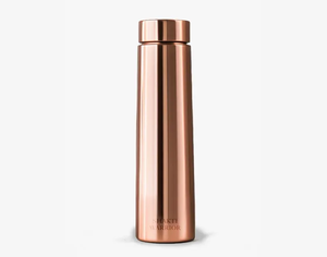 ขวดน้ำทองแดงแท้ทรงคลาสสิกจาก PERFECT ENTERPRISES ฝาปิดกันรั่ว เป็นมิตรกับสิ่งแวดล้อม ใช้ซ้ำได้ ความจุขนาดใหญ่ เหมาะสำหรับการเดินทางและออกกำลังกาย - Product Image 2