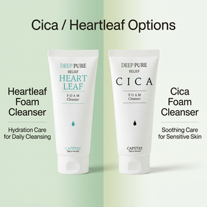 Cica Heartleaf Foam Cleanser Gentle Deep Cleansing Korean Made OEM Manufacturer Supplier - Product Image 3