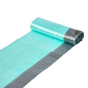 Quality Household Blue Drawstring Plastic Garbage <b>Bag</b> Pe Refuse Sack <b>Draw</b> <b>String</b> Garbage Trash <b>Bag</b> on Roll with Drawstring - Product Image 2