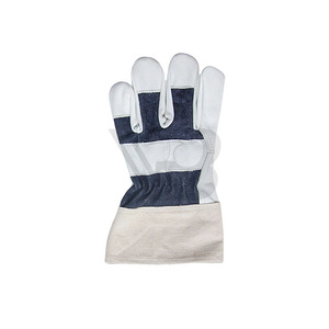 Gants de travail roses de qualité supérieure en cuir de vachette, gants de jardinage avec protection en cuir de vachette - Product Image 3
