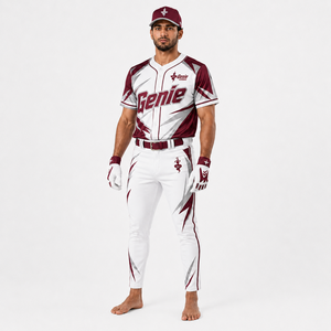 Confianza y libertad de movimiento durante todo el tiempo. Uniforme de béisbol transpirable hecho con materiales ligeros que garantizan comodidad. - Product Image 1