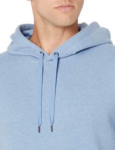 Sudadera con Capucha Azul Claro para Hombre, Corte Regular, Felpa de Algodón, Informal, con Bolsillo Delantero, Impermeable para Invierno - Product Image 5