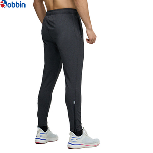 High Quality Men's Straight Jogger Pants Elastic Waist 100% Cotton Fleece Lining Quick Dry Outdoor Workout Gym Running Sport - Product Image 3