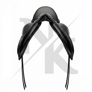 Selle de saut professionnelle à contact étroit, fabriquée à la main en cuir véritable, selle de dressage, produits d'équitation anglaise en provenance d'Inde - Product Image 5